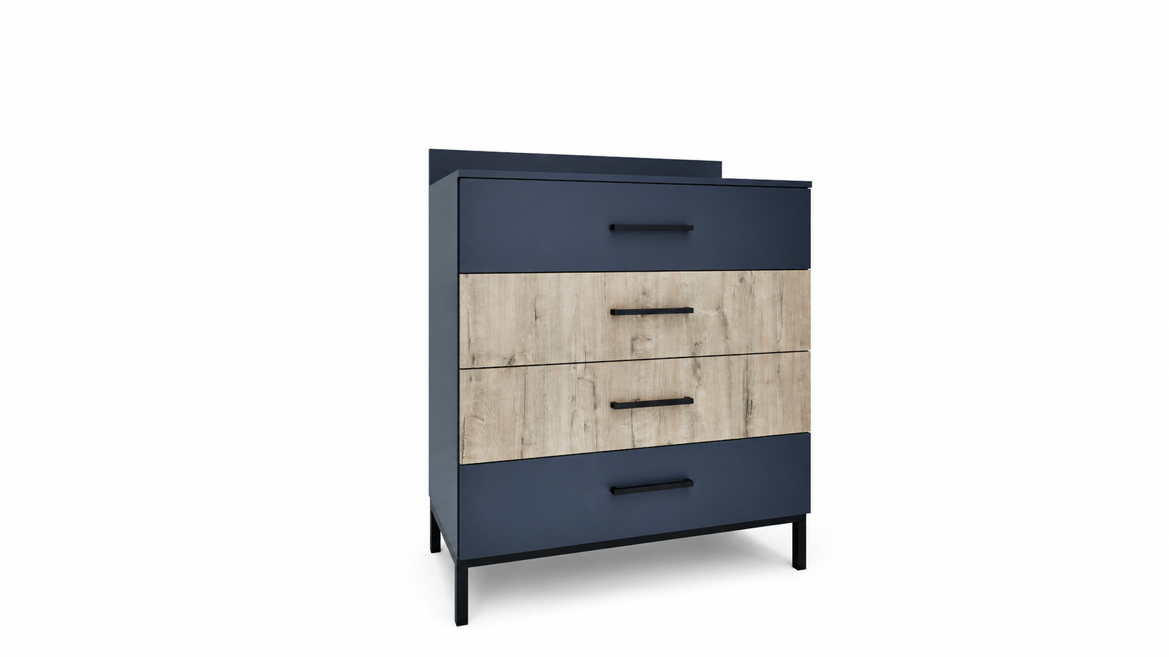 Two-Tone 4-Drawer Chest